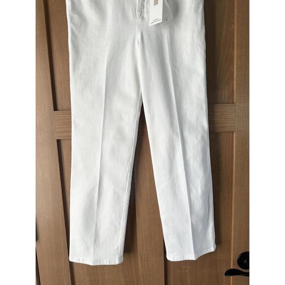 NWT Good American Good Curve Straight Leg Jeans White 28” Inseam Women’s sz 8/29 - Picture 2 of 13